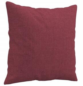 Sofa 3-osobowa z poduszkami, winna czerwieÅ, 180 cm, tkanina