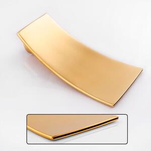 Gold Square - podtynkowa złota bateria umywalkowa kaskada