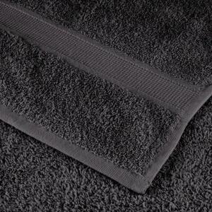 Ręczniki premium, solund, 2 szt., antracytowe, 80x200 cm, 600 g/m²