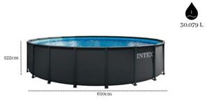 Basen stelażowy Intex 26334NP 610x122 cm Ultra XTR