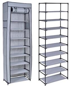 Szafka tekstylna GOCKOWIAK Lea (57 x 29 x 172) Szary