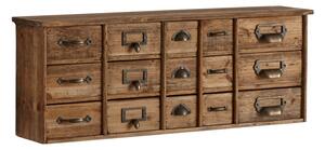 Komoda z litego drewna sosnowego wisząca w jasnym naturalnym kolorze 67x25x14 cm Klas – Ellos Home