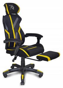Fotel Gamingowy Doron czarno/żółty