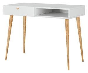 Białe minimalistyczne biurko - Elara 5X