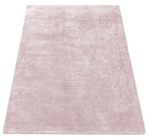 Różowy pluszowy dywan - Bafi