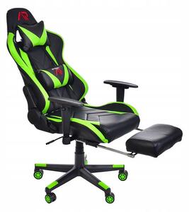 Fotel Gamingowy Norag czarno/zielony