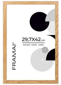 Dębowa ramka na zdjęcia 29,7x42 cm A3 FRAMAI®