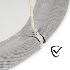Huśtawka bocianie gniazdo HyperMotion - średnica 100 cm, kolor szary