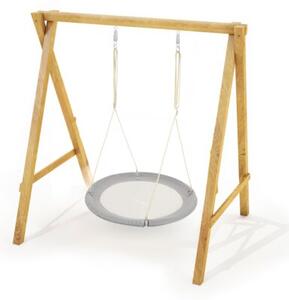 Huśtawka bocianie gniazdo HyperMotion - średnica 100 cm, kolor szary