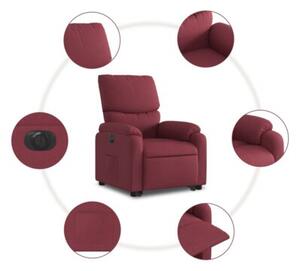 Podnoszony fotel masujÄ cy, elektryczny, rozkÅadany, bordowy