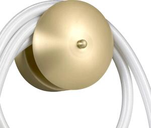 Ścienna lampa nowoczesna Fantasia LED 34W biała złota
