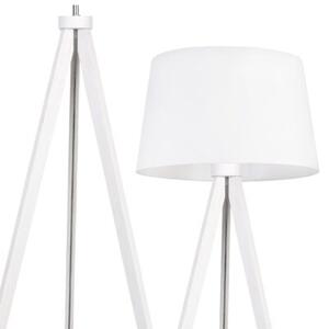 Lampa podłogowa trójnóg biały Light Home LH Gaja 1xE27 44cm abażur stożek biały