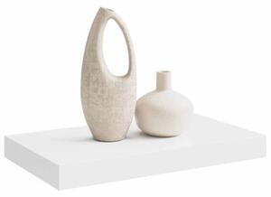 Półka ścienna, biała, 40 x 23 x 3,8 cm, mdf