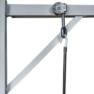 Pergola ogrodowa 3x3 m szara – metalowa altana z regulowanym dachem panelowym 9 m²