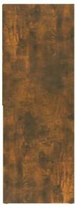 Regał na książki, przydymiony dąb, 67x24x161 cm