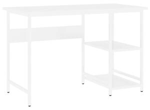 Biurko komputerowe, biaÅe, 105x50x72 cm, mdf i metal