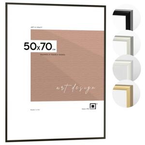 Ramka na zdjęcia 50x70 cm aluminiowa ramka czarna do zdjęć 70x50 cm LUCA®