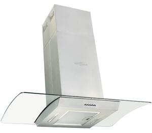 Okap kuchenny LED, stal nierdzewna, 90 cm, 756 m³/h