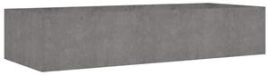 Podwyższona donica, 200x80x40 cm, stal kortenowska