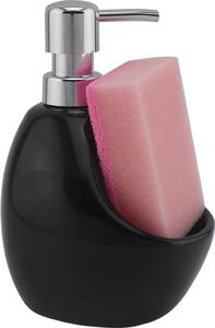 Kuchinox Mini dozownik do płynu 470 ml stojący czarny AMP006M