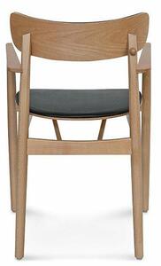 Krzesło z podłokietnikami Fameg Nopp B-1803 siedzisko twarde standard
