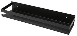 Półka łazienkowa wisząca pod prysznic DELVANT BANO CZARNA 40 cm