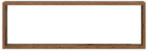 Półka naścienna z półką 2 szt. stare drewno 80 x 15 x 26 cm