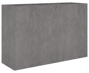 Podwyższona donica, 120x40x80 cm, stal kortenowska