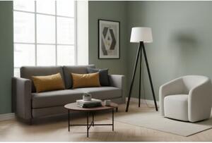 Lampa podłogowa trójnóg czarny Light Home LH Gaja 1xE27 44cm abażur stożek biały