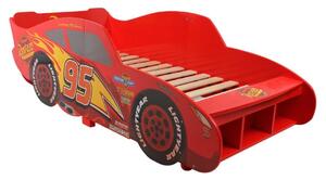 Łóżko samochód McQueen czerwone