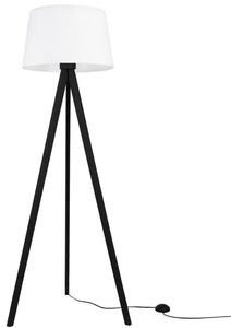 Lampa podłogowa trójnóg czarny Light Home LH Gaja 1xE27 44cm abażur stożek biały