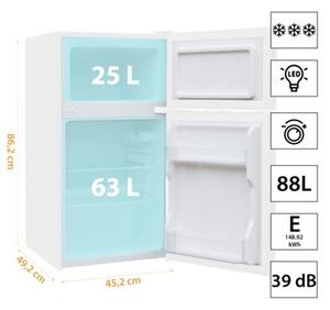 Lodówka MANTA MM545DWH 86.2cm Biała