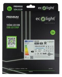 Taśma LED COB 480 12V 12W/m 1560lm/m 6000K IP20 5m Ecolight