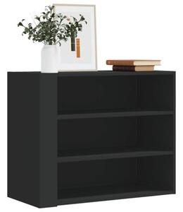 Szafka wisząca, czarna, 75x35x60 cm, materiał drewnopochodny