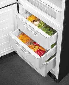 Lodówka SMEG FAB32LBL6 Retro No Frost 196.8cm Czarna