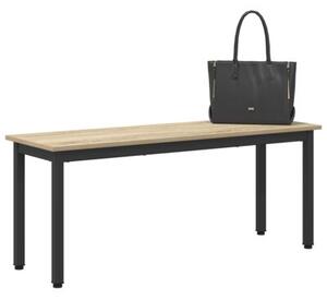 Nowoczesna ławka jadalna w stylu minimalistycznym - sonoma