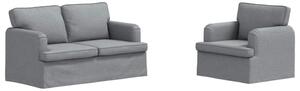 ModuÅowa sofa jasnoszara z ergonomicznym designem i stabilnÄ konstrukcjÄ