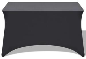 Elastyczny pokrowiec na stół 183x76x74 cm, 2 szt., antracytowy (szary)