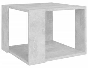 Stolik kawowy, betonowy, 40x40x30 cm, materiał drewnopochodny