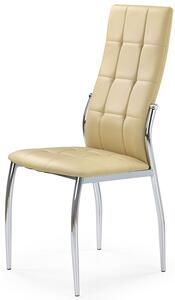 Krzesło pikowane nowoczesne Azrel - beżowe
