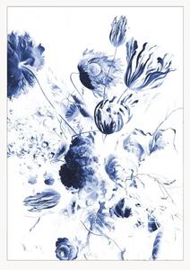 Tapeta Royal Blue Flowers