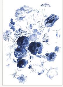 Tapeta Royal Blue Flowers