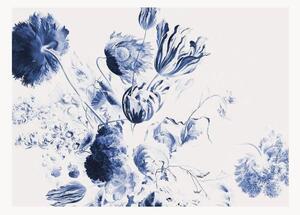Tapeta Royal Blue Flowers
