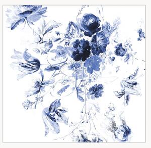 Tapeta Royal Blue Flowers III