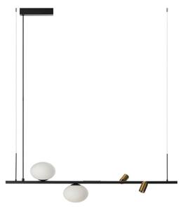 Lampa wisząca LED Azzardo Trasimeno 10W + G9 czarna 95 BK AZ5639 – nowoczesne oświetlenie do wnętrz