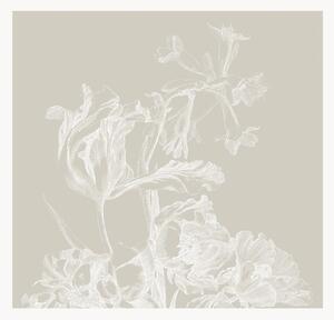Tapeta Engraved Flowers