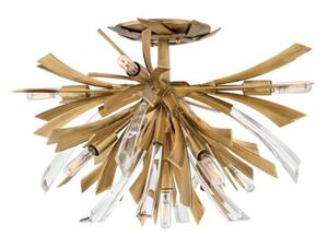 Lampa sufitowa oksydowany złoty Vida 9xE14x40W Quintiesse
