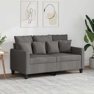Sofa 2-osobowa, kolor taupe, 120 cm, tapicerowana tkaninÄ