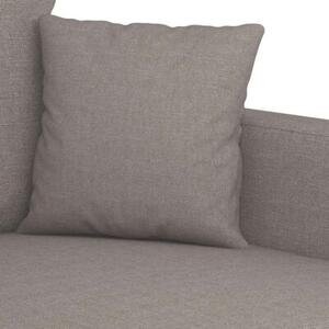 Sofa 2-osobowa, kolor taupe, 120 cm, tapicerowana tkaninÄ