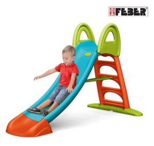Feber Duża Zjeżdżalnia Ogrodowa Ze Ślizgiem Wodnym 190 cm
